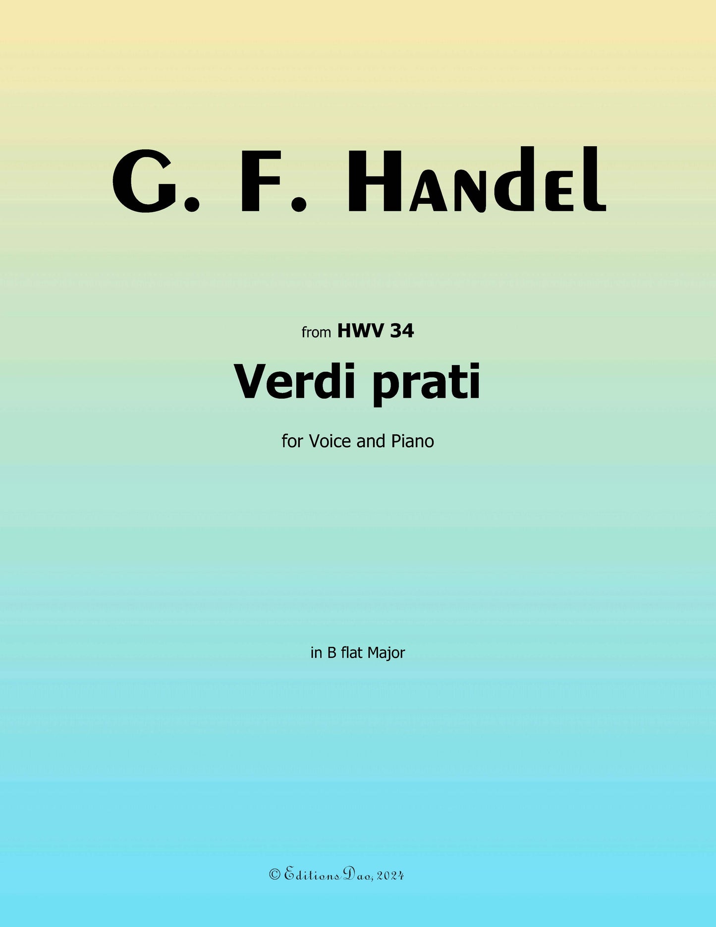 Verdi prati, by Handel