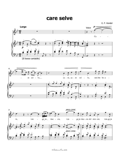 Care selve, by Handel