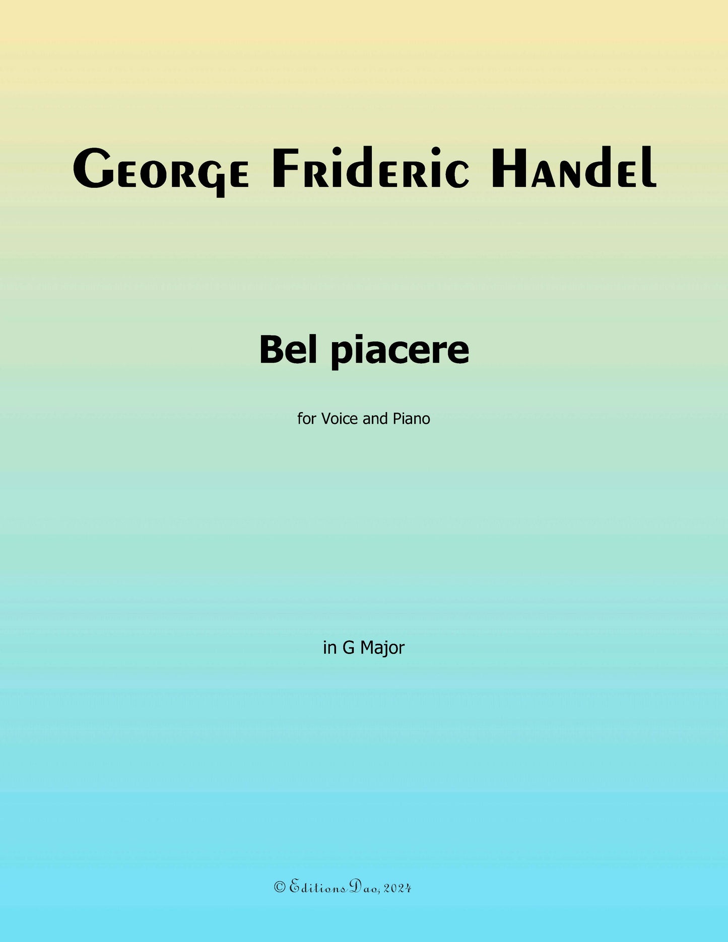 Bel piacere,by Handel