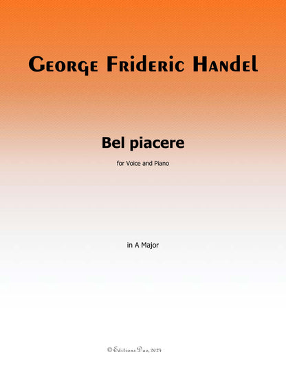 Bel piacere,by Handel