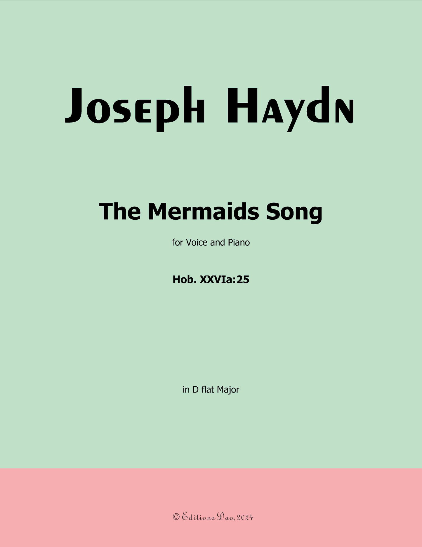 The Mermaid's Song, by J. Haydn