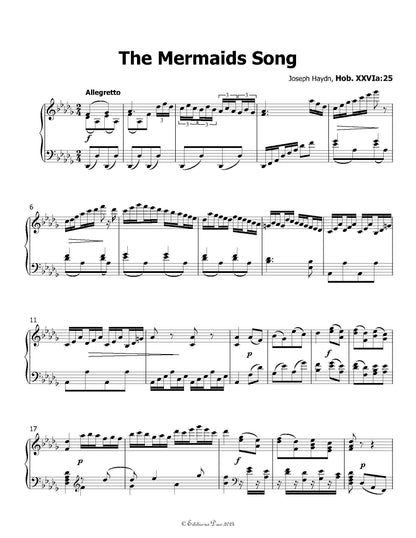 The Mermaid's Song, by J. Haydn