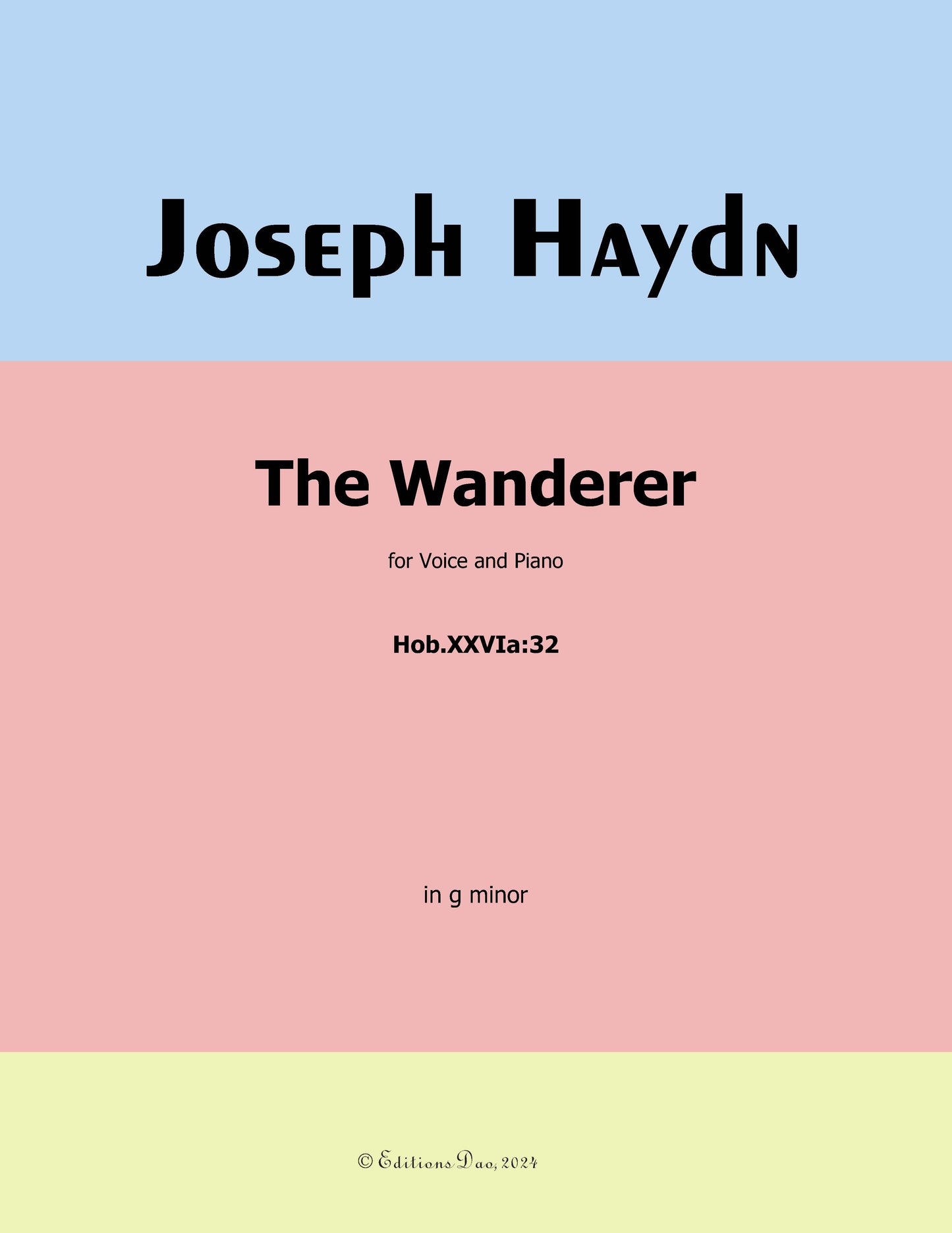 The Wanderer,by J. Haydn