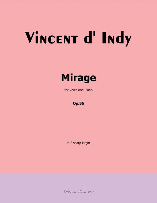 Mirage, by V. d' Indy