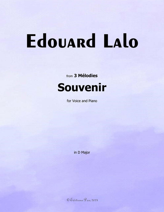 Souvenir, by Lalo