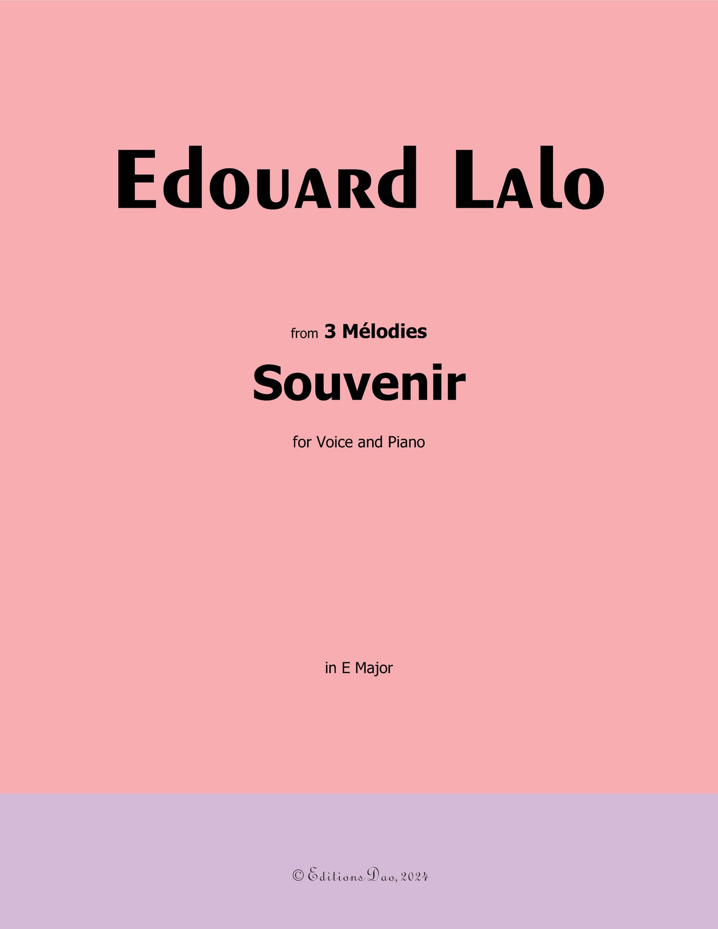 Souvenir, by Lalo