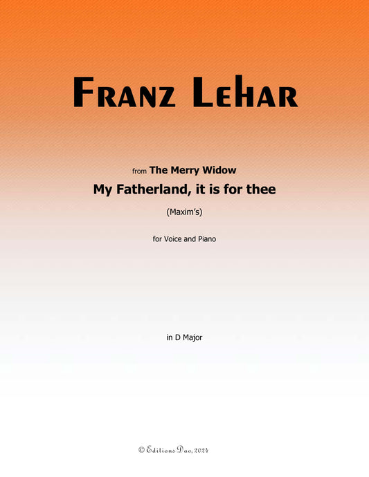 My Fatherland, by Lehár