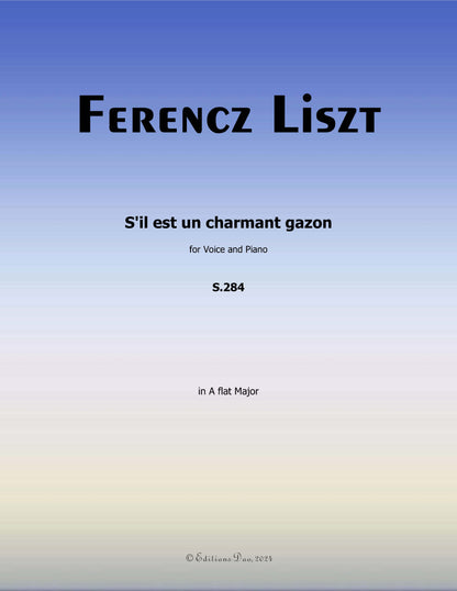 S'il est un charmant gazon, by Liszt