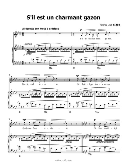 S'il est un charmant gazon, by Liszt