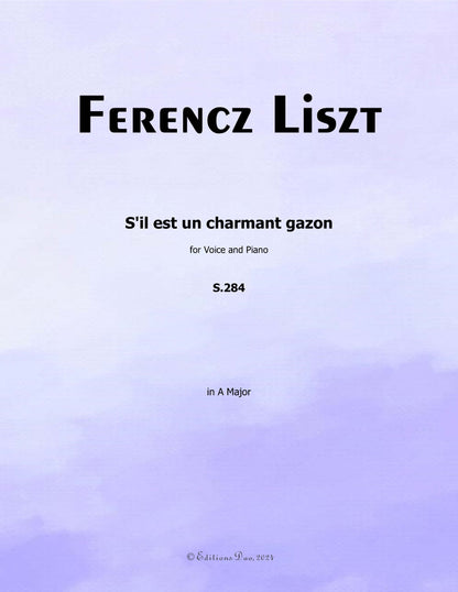 S'il est un charmant gazon, by Liszt