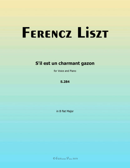 S'il est un charmant gazon, by Liszt