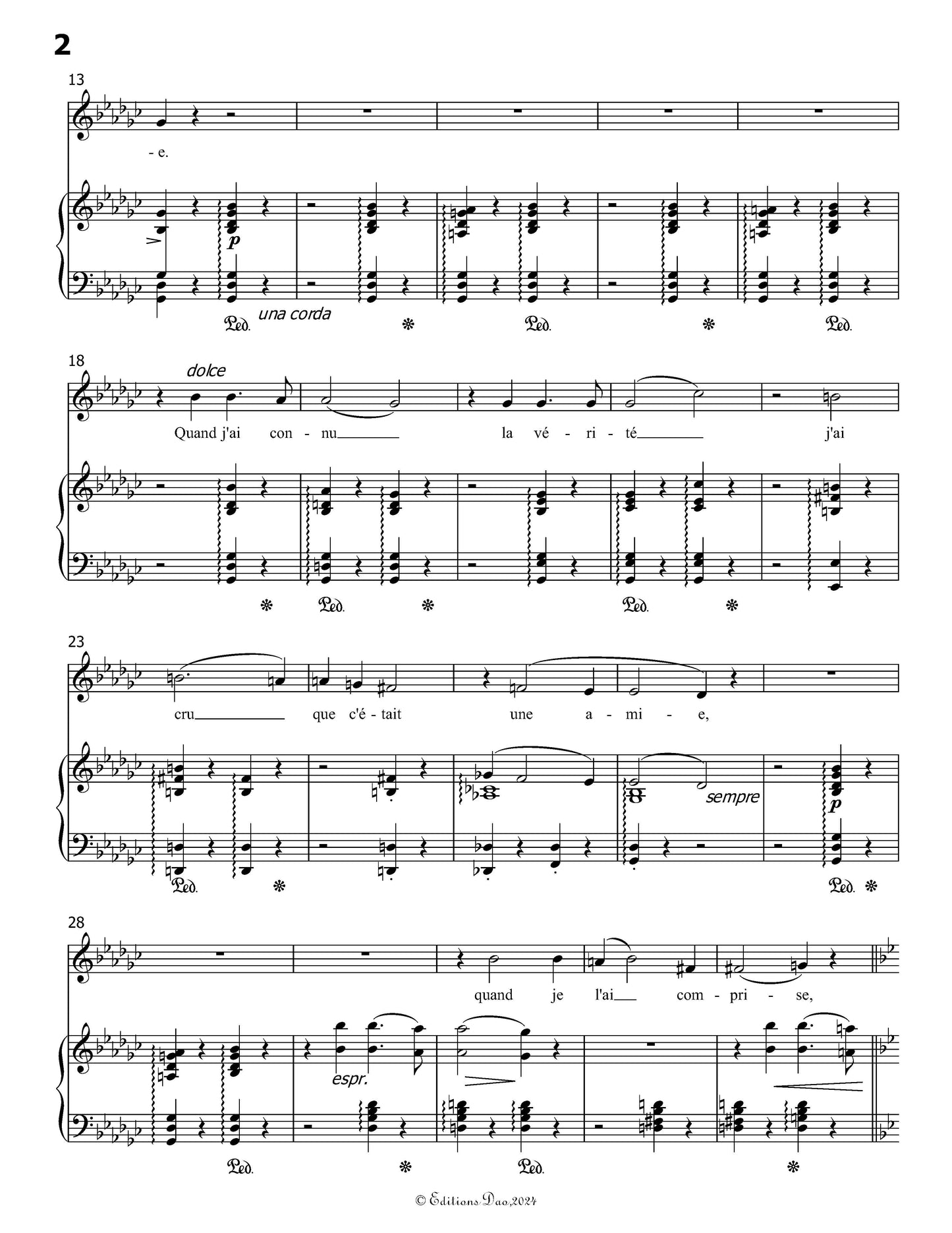 Tristesse, by Liszt