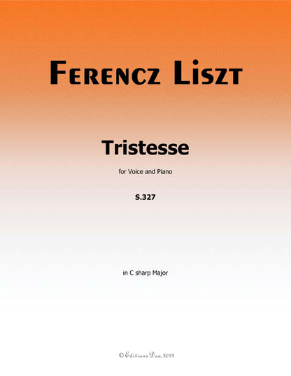 Tristesse, by Liszt