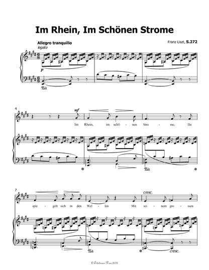 Im Rhein,Im Schonen Strome, by Liszt