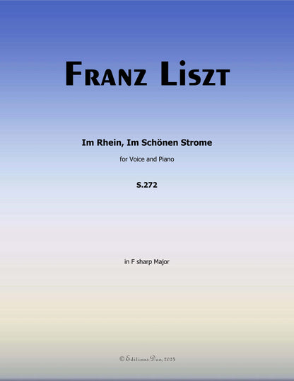 Im Rhein,Im Schonen Strome, by Liszt