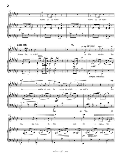 Mignons Lied, by Liszt