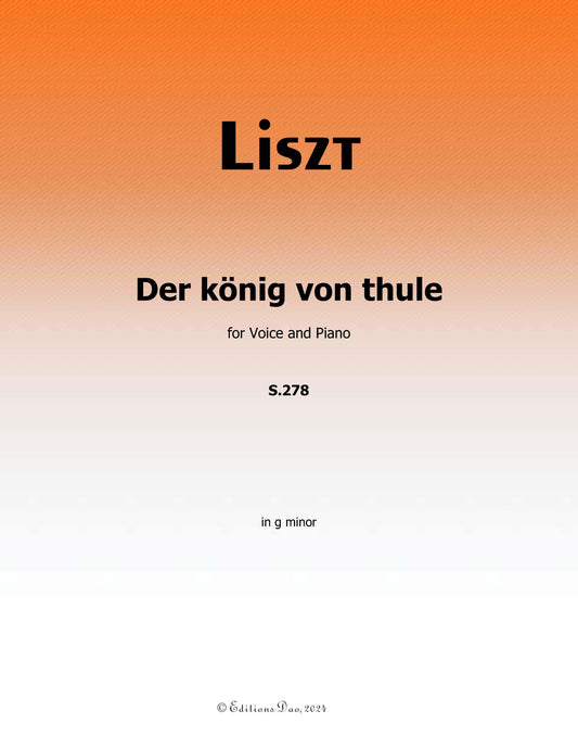 Der konig von thule, by Liszt