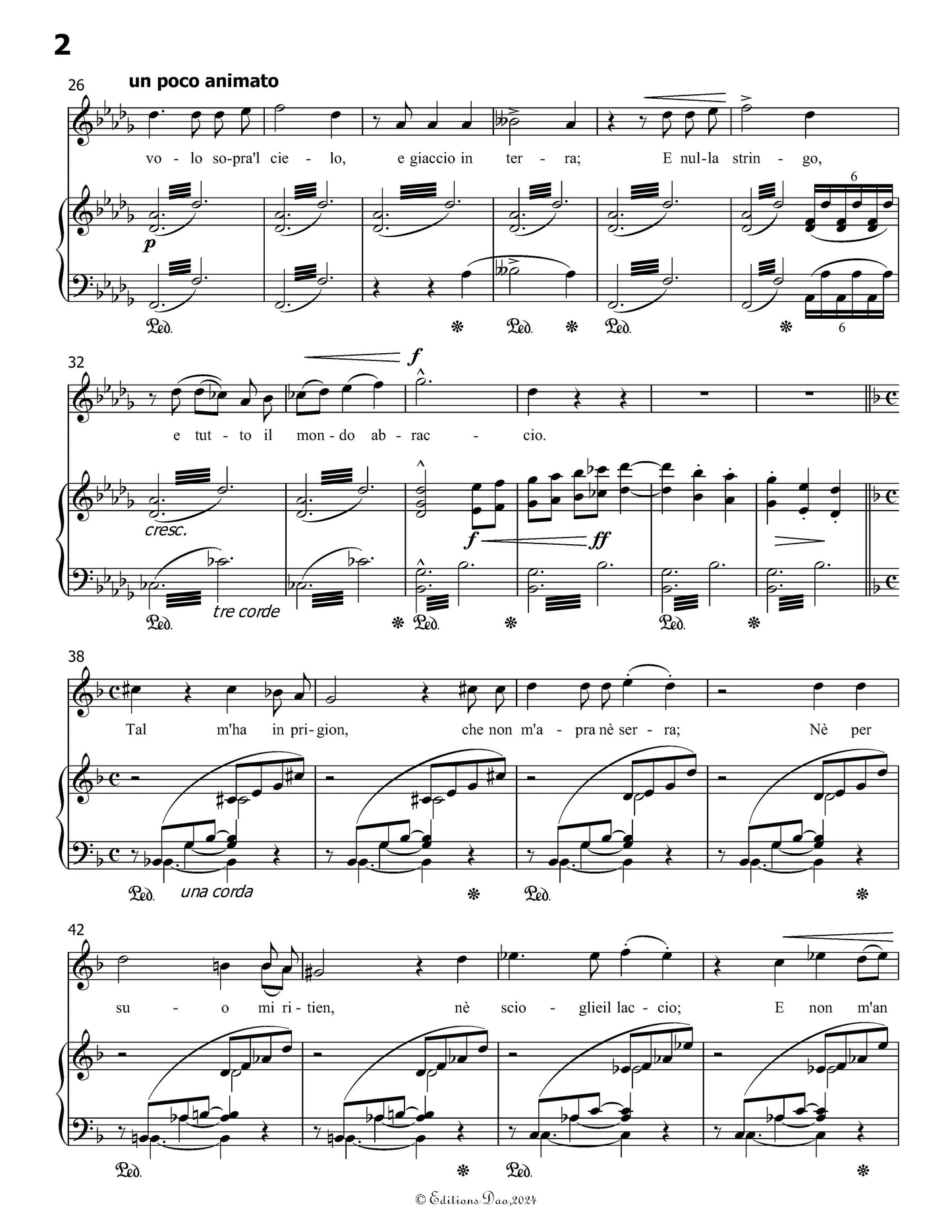 Pace non trovo, by Liszt