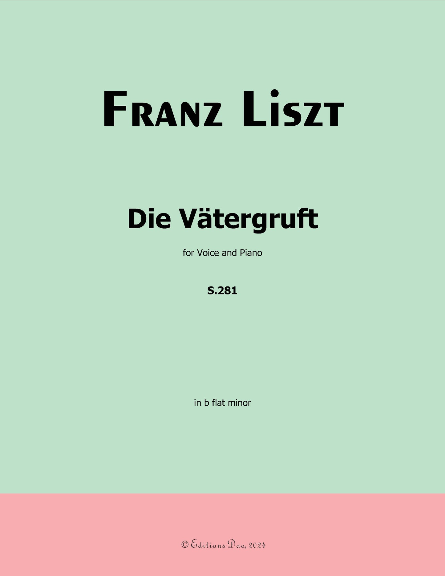 Die Vatergruft, by Liszt