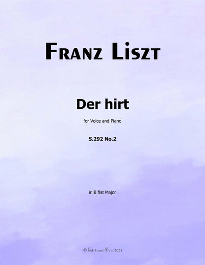 Der hirt, by Liszt