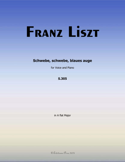 Schwebe,schwebe,blaues auge, by Liszt