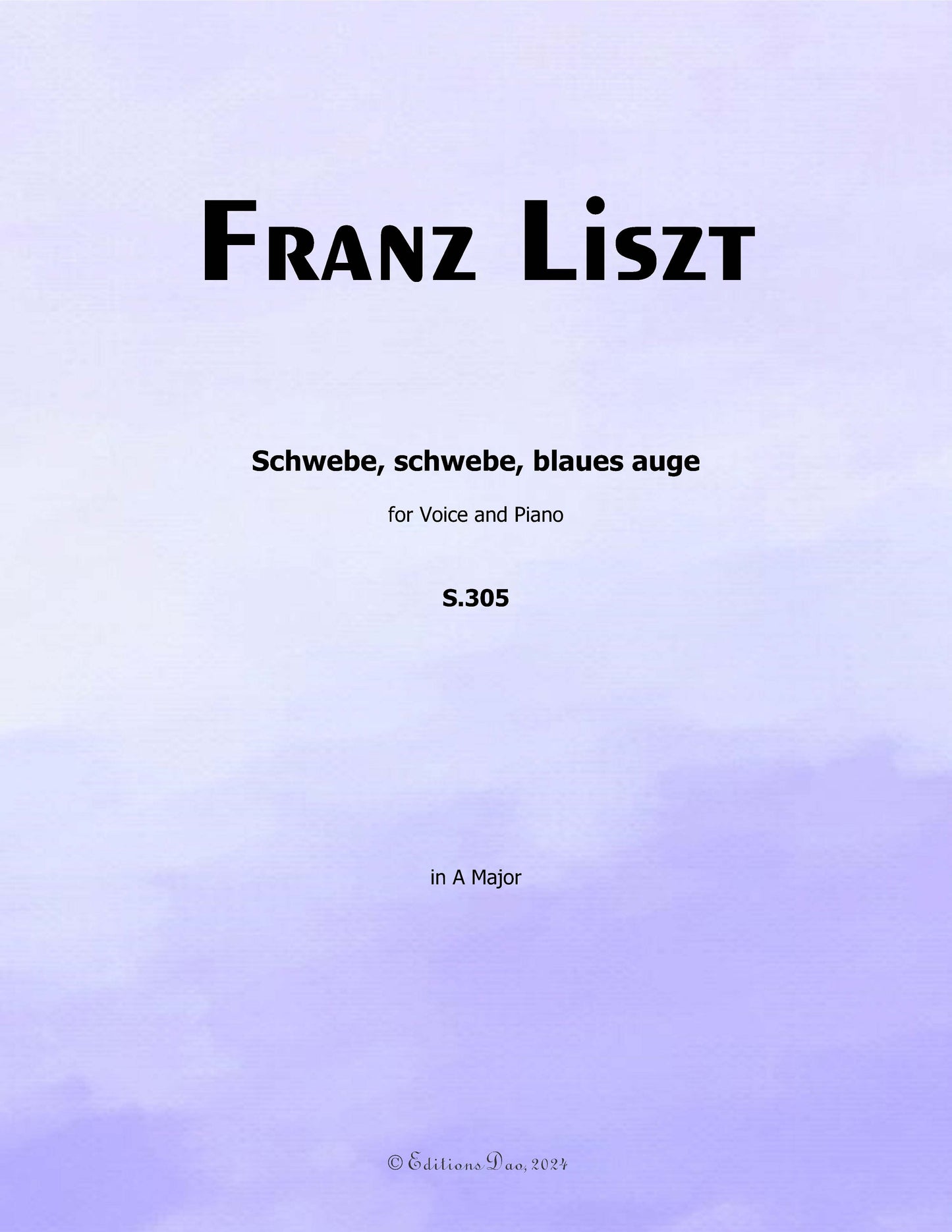 Schwebe,schwebe,blaues auge, by Liszt