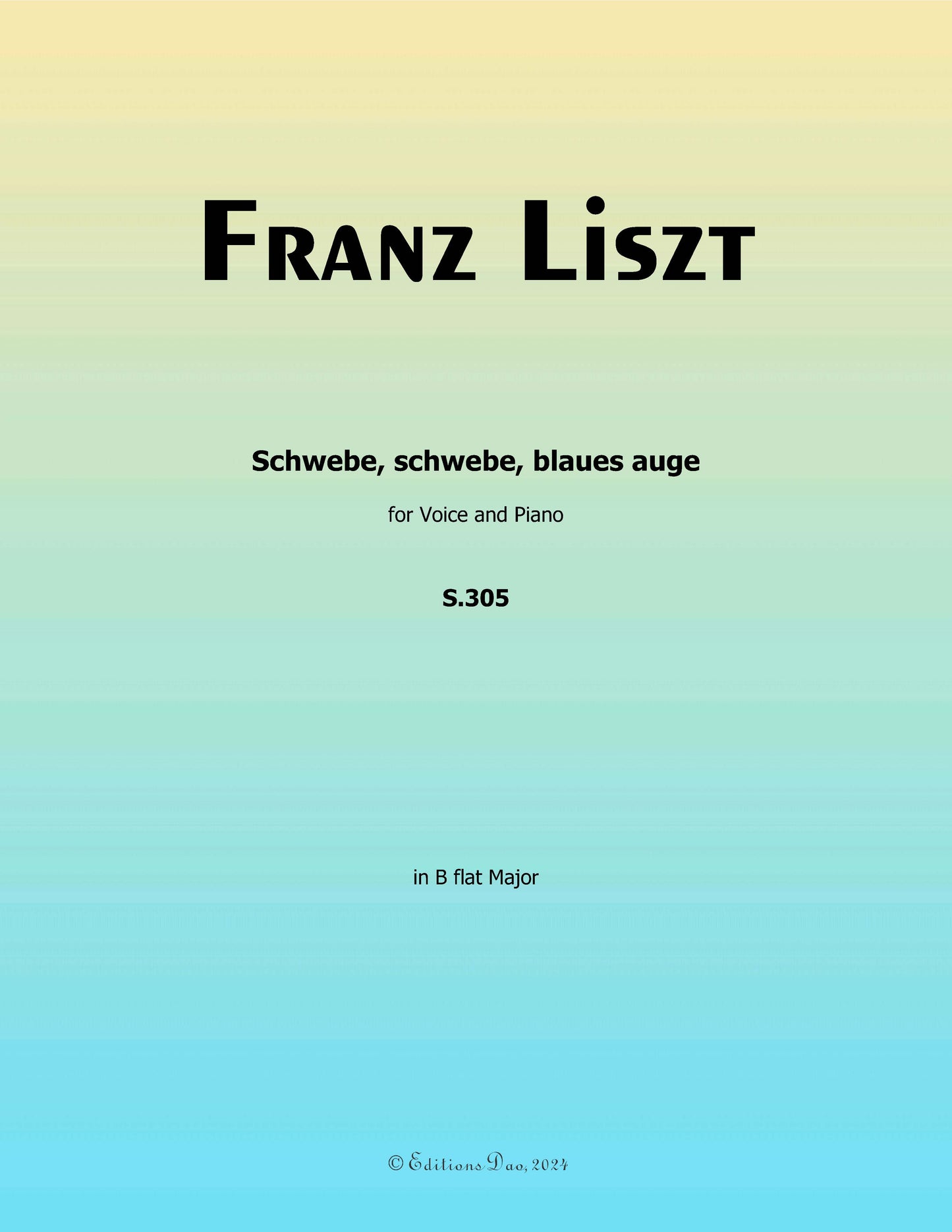 Schwebe,schwebe,blaues auge, by Liszt