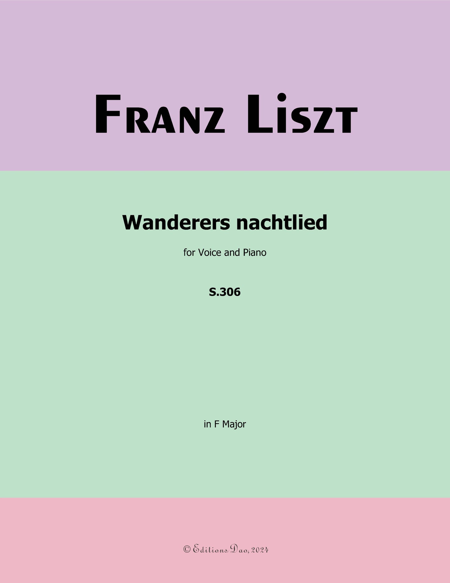 Wanderers nachtlied, by Liszt