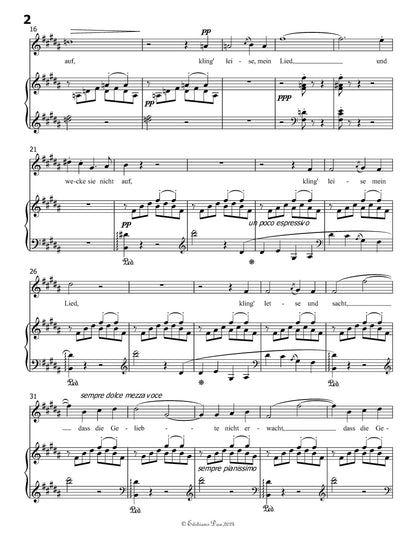 Kling leise,mein lied, by Liszt