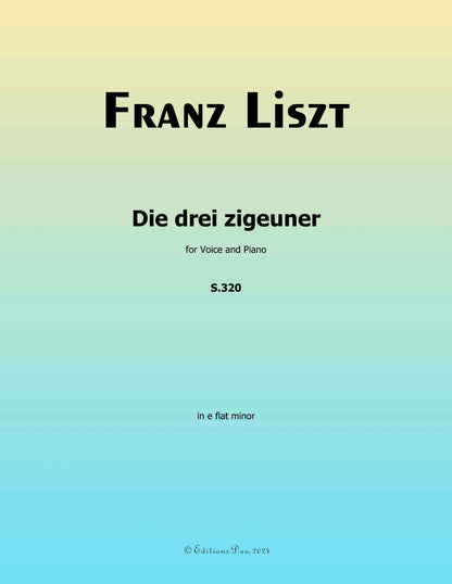 Die drei zigeuner, by Liszt