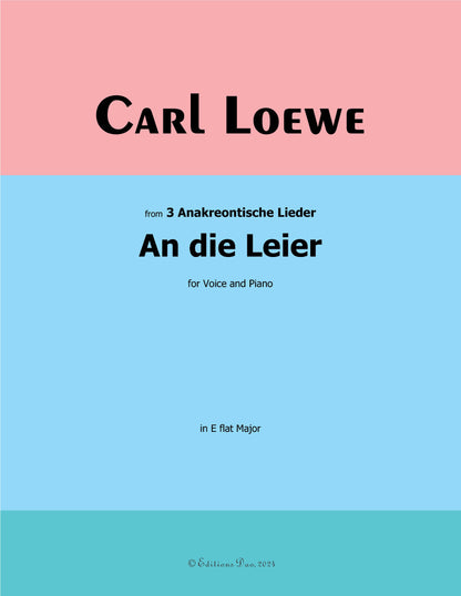 An die Leier, by C. Loewe