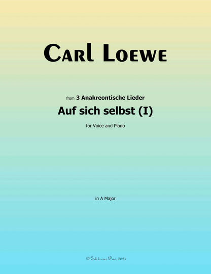 Auf sich selbst(I), by C. Loewe