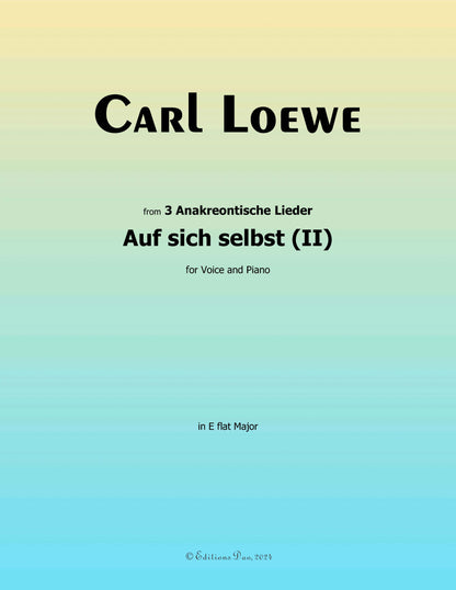 Auf sich selbst(II), by C. Loewe