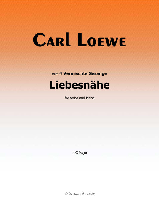 Liebesnahe, by C. Loewe