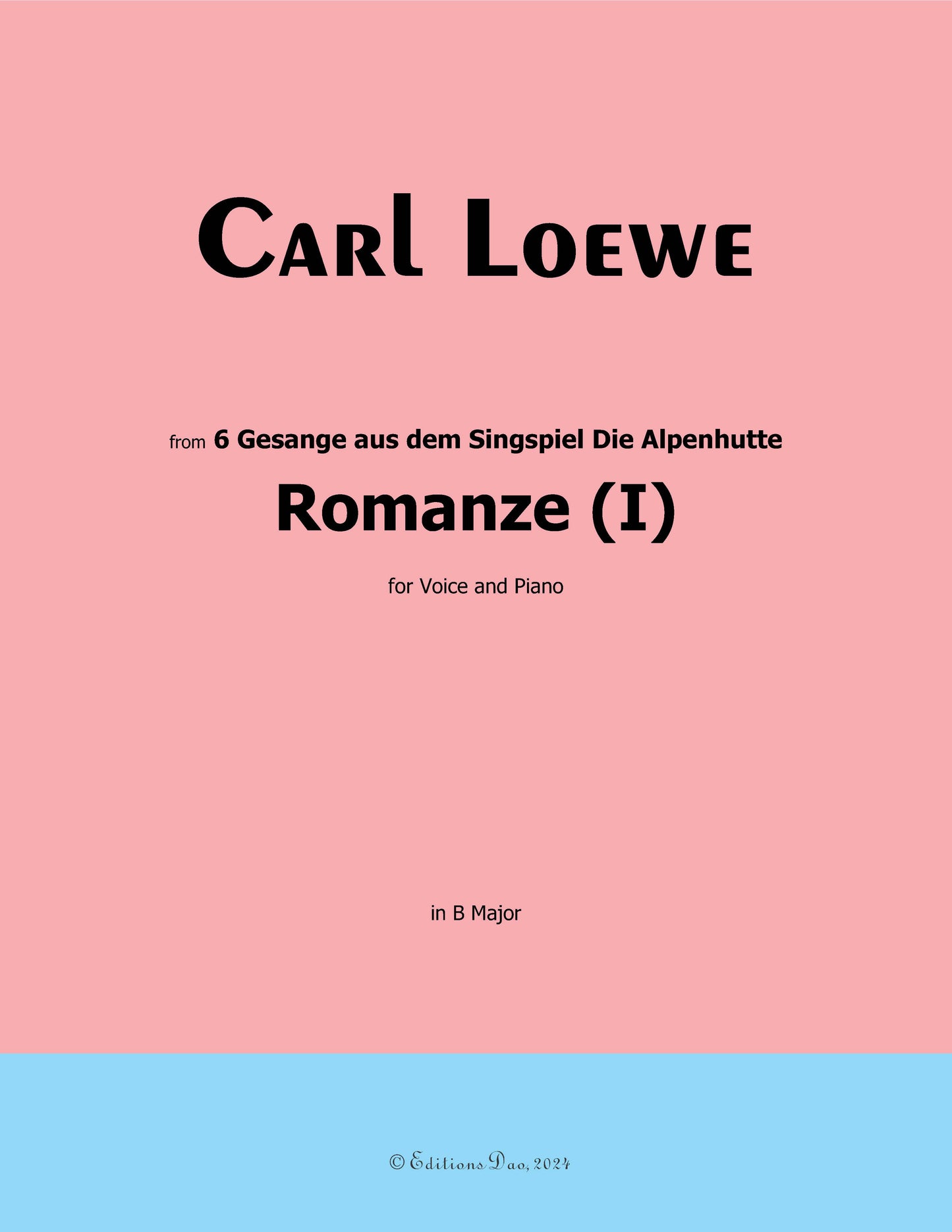 Romanze(I), by C. Loewe