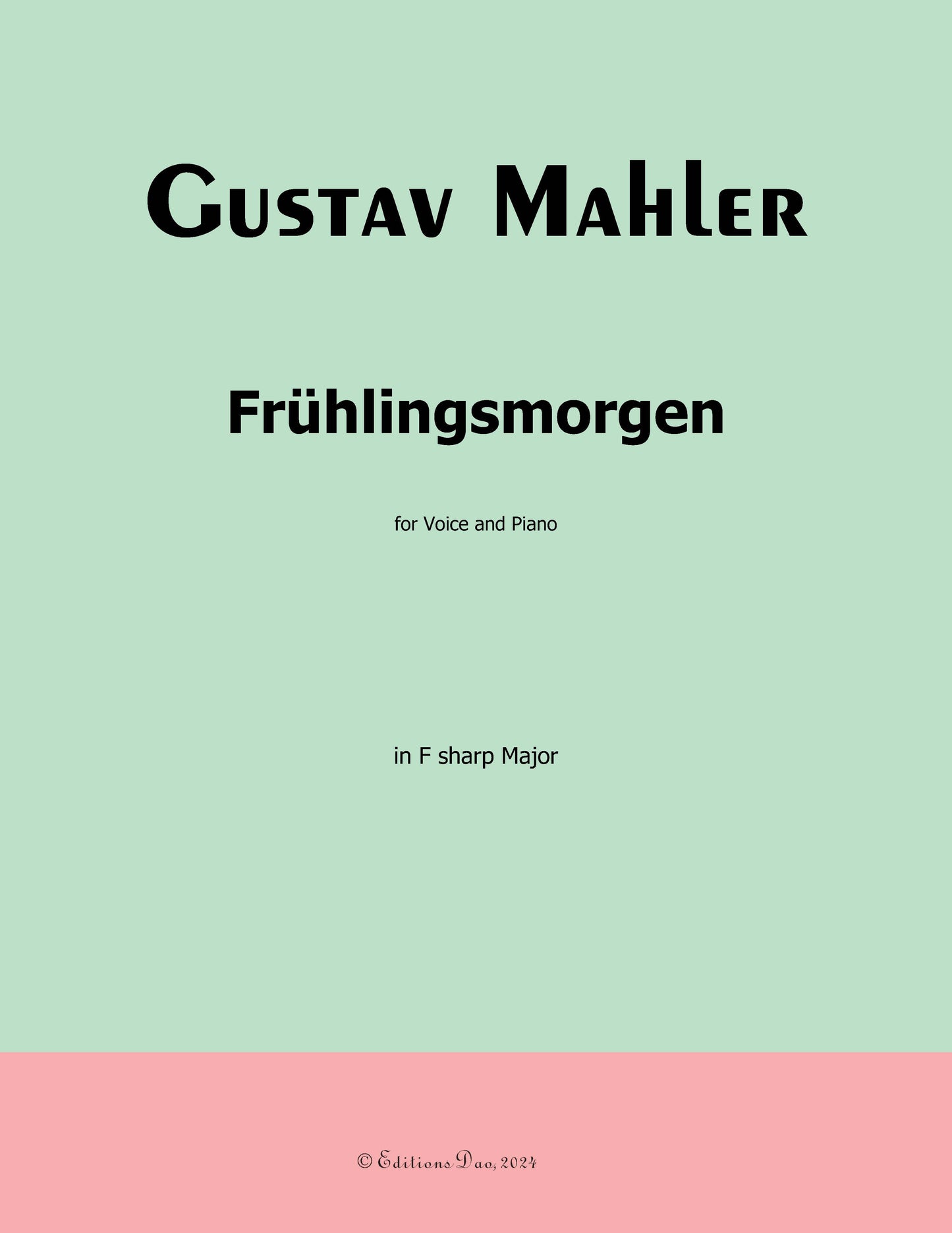 Frühlingsmorgen,by G. Mahler