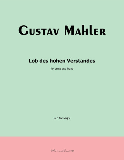 Lob des hohen Verstandes, by G. Mahler