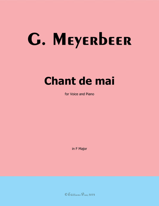 Chant de mai, by Meyerbeer