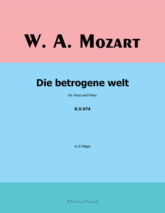 Die betrogene welt, by W. A. Mozart