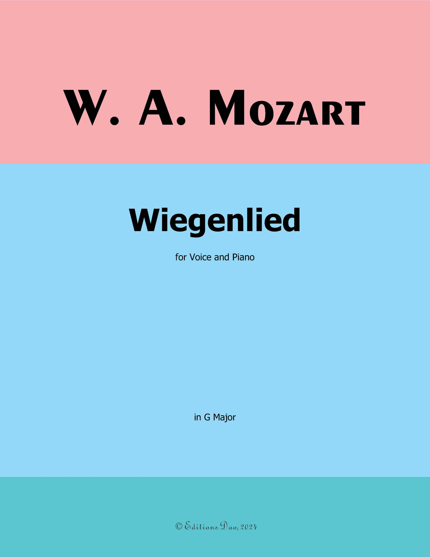 Wiegenlied, by W. A. Mozart