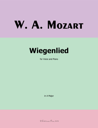 Wiegenlied, by W. A. Mozart