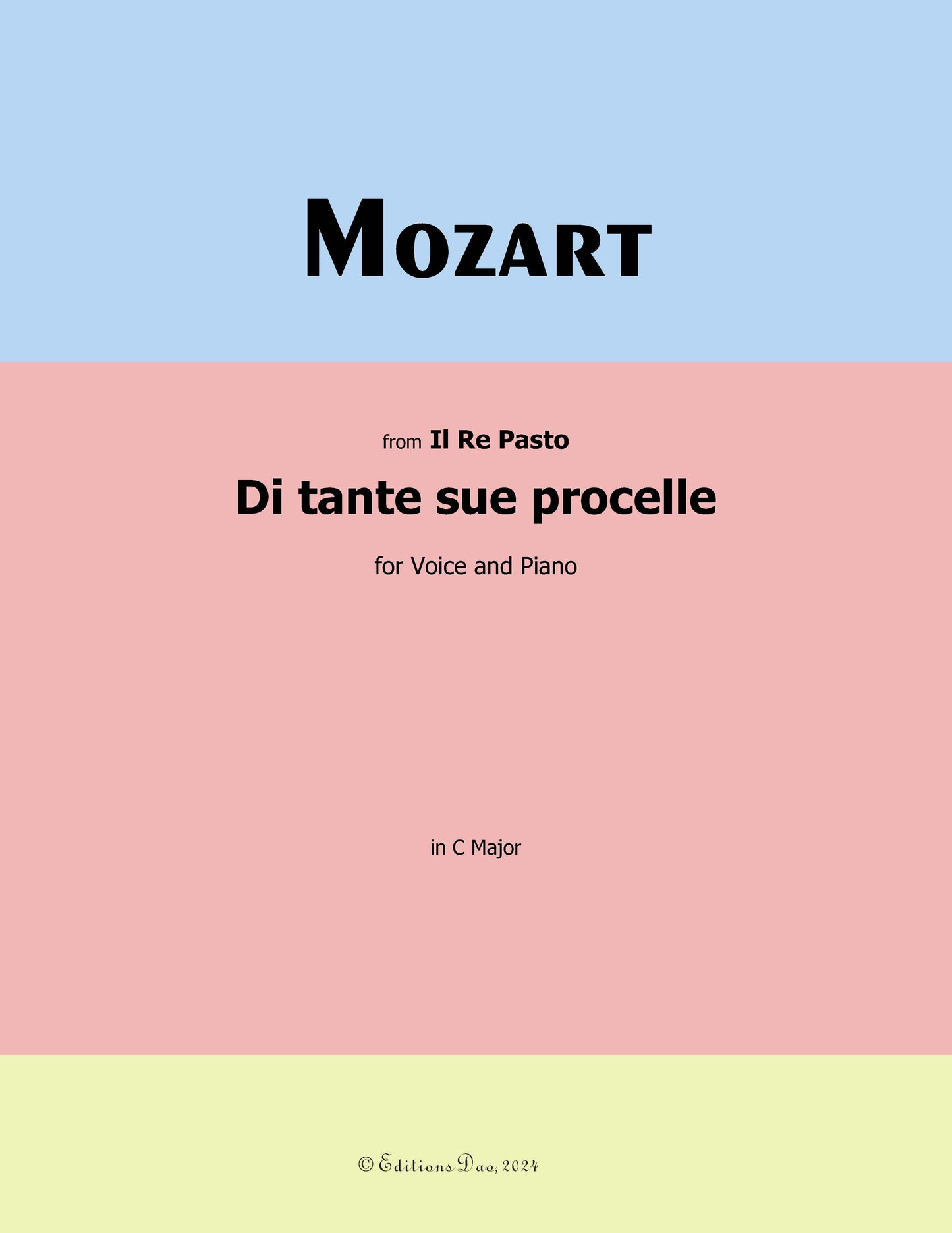 Di tante sue procelle, by W. A. Mozart