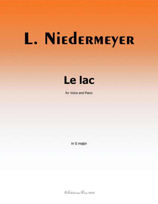 Le lac, by Niedermeyer