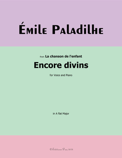 Encore divins, by Paladilhe