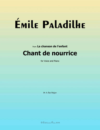 Chant de nourrice, by Paladilhe