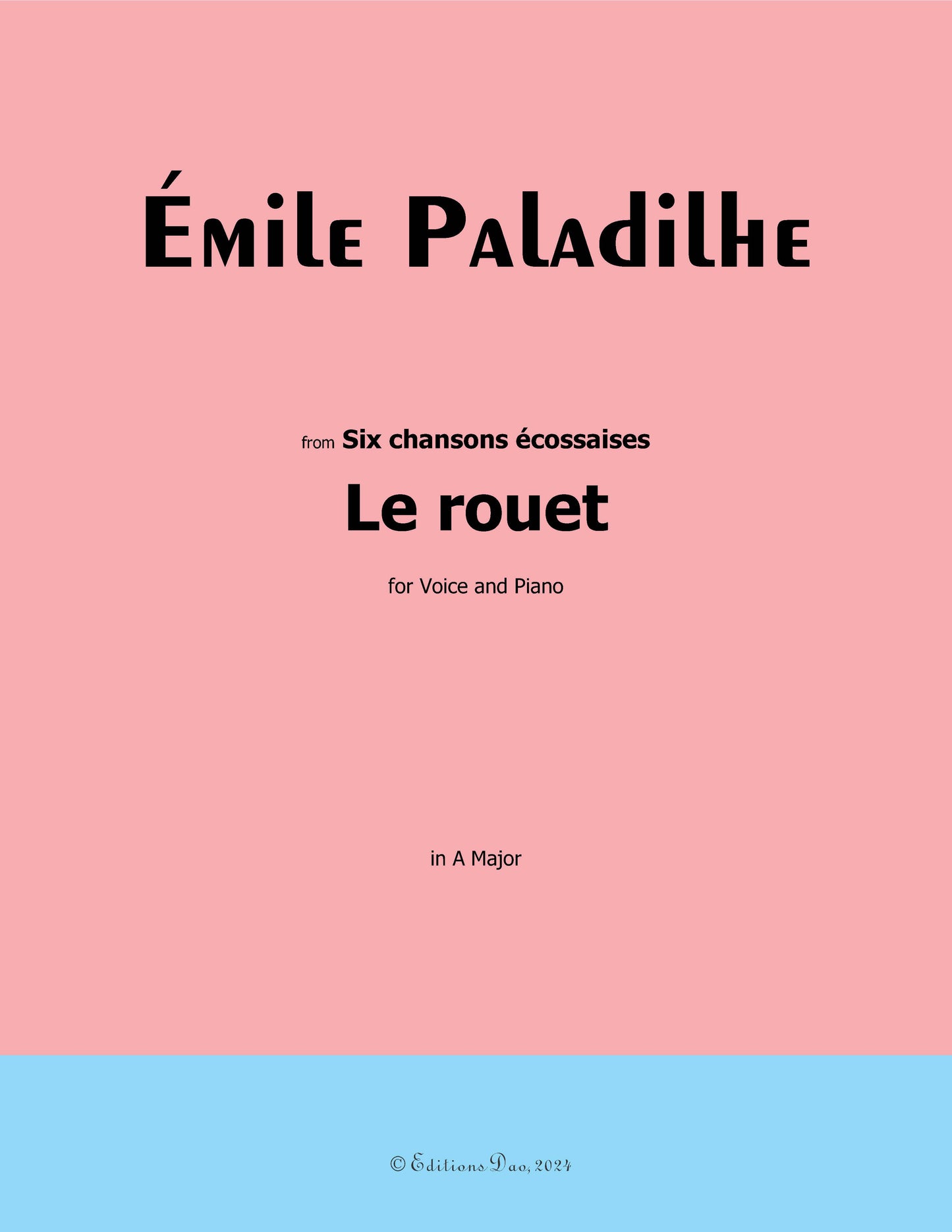 Le rouet, by Paladilhe