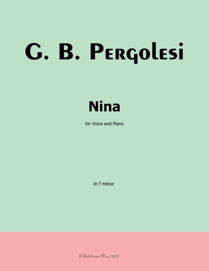 Nina,by Pergolesi