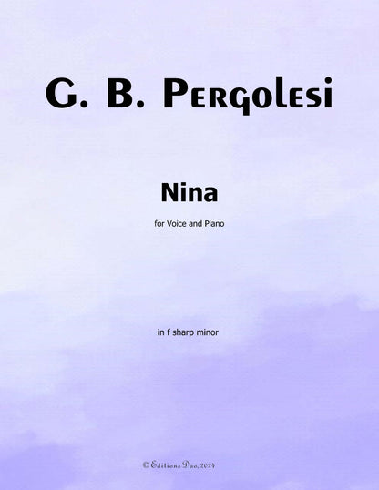 Nina,by Pergolesi