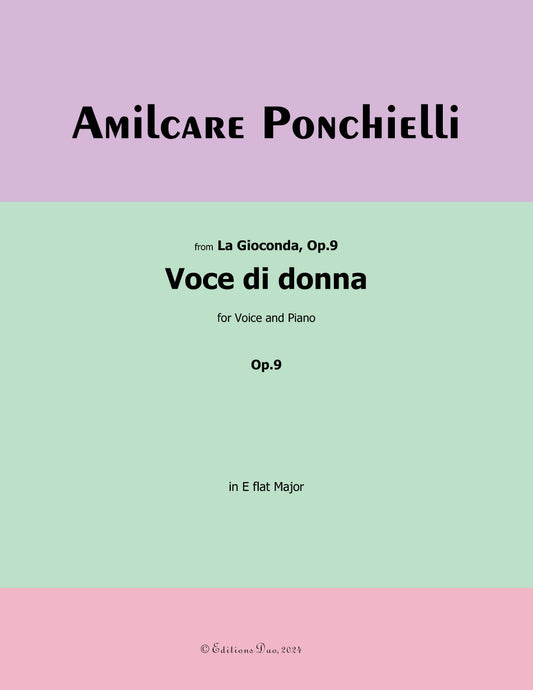 Voce di donna,by Ponchielli