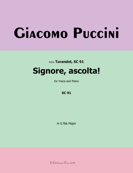 Signore,ascolta!,by G. Puccini